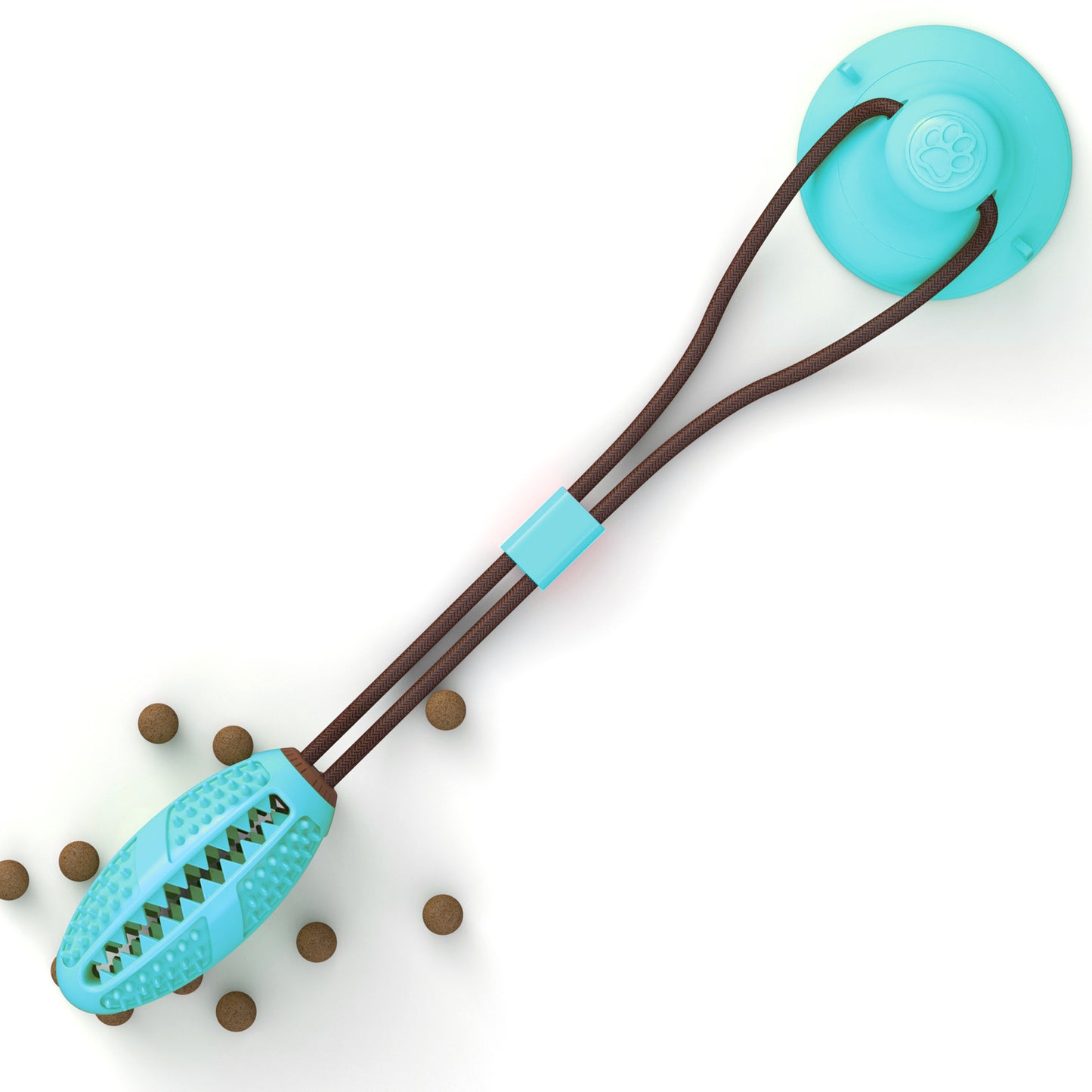 Jouets pour Chien avec Coupelle en Silicone à Ventouse, Jouet Interactif en Forme de Balle pour Chien, Jouet à Mâcher, Morsure, Nettoyage des Dents, Brosse à Dents, Nourrissage, Fournitures pour Animaux.