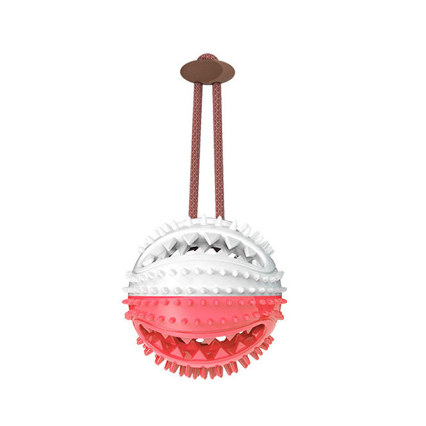 Jouets pour Chien avec Coupelle en Silicone à Ventouse, Jouet Interactif en Forme de Balle pour Chien, Jouet à Mâcher, Morsure, Nettoyage des Dents, Brosse à Dents, Nourrissage, Fournitures pour Animaux.