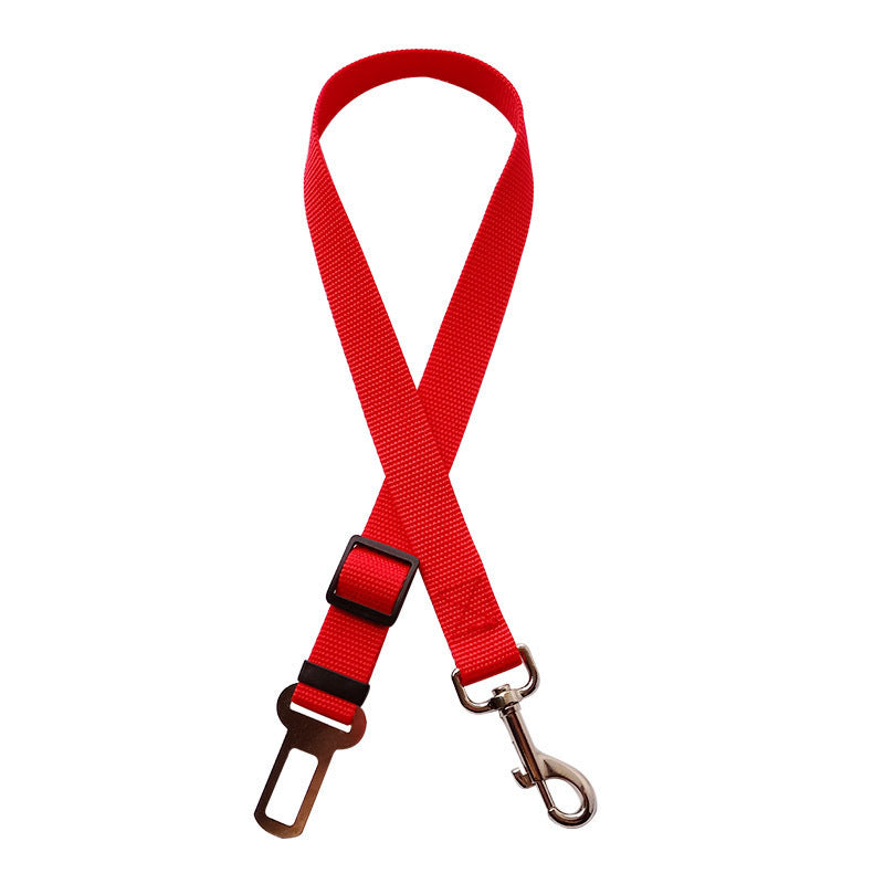 Ceinture de sécurité réglable pour animaux (chat/chien), siège de voiture pour animaux, harnais pour chien avec clip de laisse, levier de sécurité, colliers pour chiens, accessoires pour animaux.
