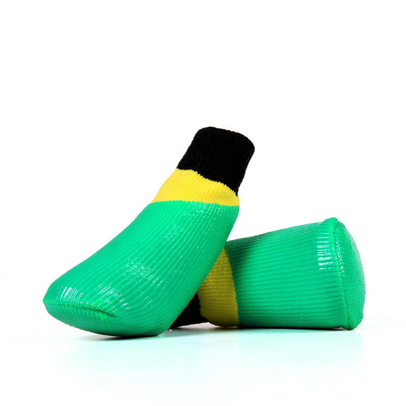 Chaussettes pour Chien, Bottines, Chaussures pour Grands Chiens, Imperméables, Semelle en Caoutchouc Antidérapante, Protecteur de Pattes pour Animaux, Bord Élastique, pour Sports en Extérieur