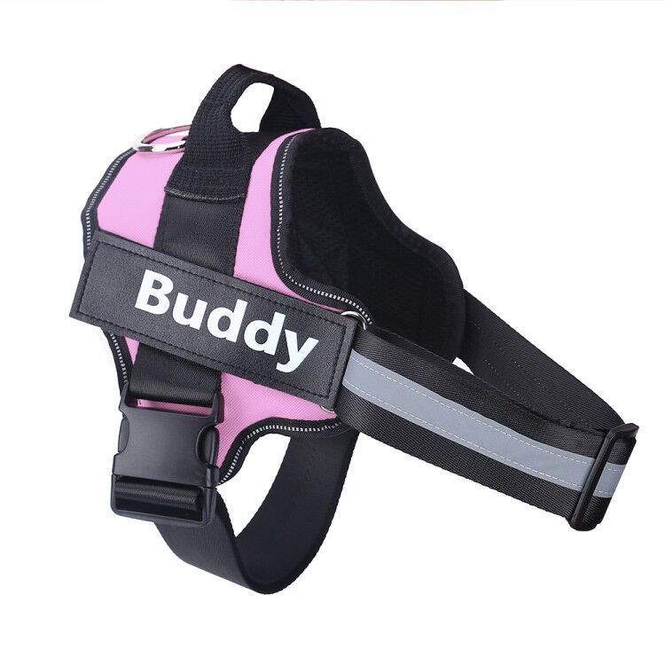 Harnais de chien personnalisé NON TIRER, réfléchissant, respirant, ajustable, gilet pour chien petit et grand, avec patch personnalisé, accessoires pour animaux.