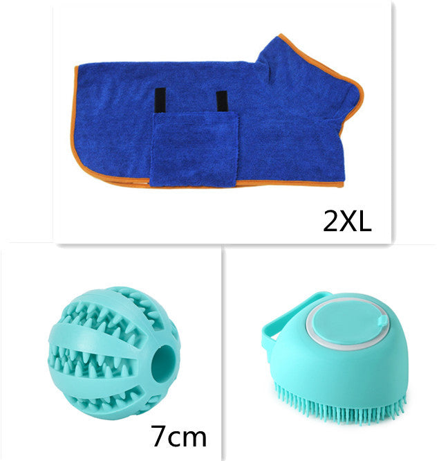 Gants de bain en silicone pour chien, brosse de massage, outil de nettoyage pour salle de bain, peigne pour chat et chien, brosse pour le bain, fournitures de toilettage pour chien.