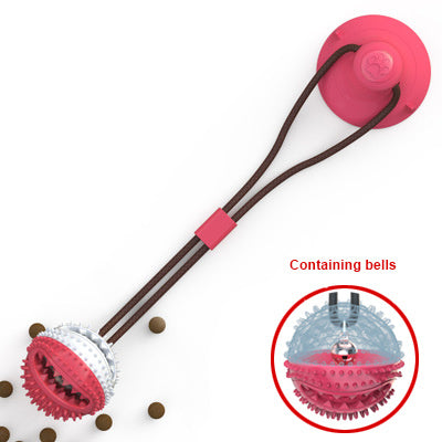 Jouets pour Chien avec Coupelle en Silicone à Ventouse, Jouet Interactif en Forme de Balle pour Chien, Jouet à Mâcher, Morsure, Nettoyage des Dents, Brosse à Dents, Nourrissage, Fournitures pour Animaux.