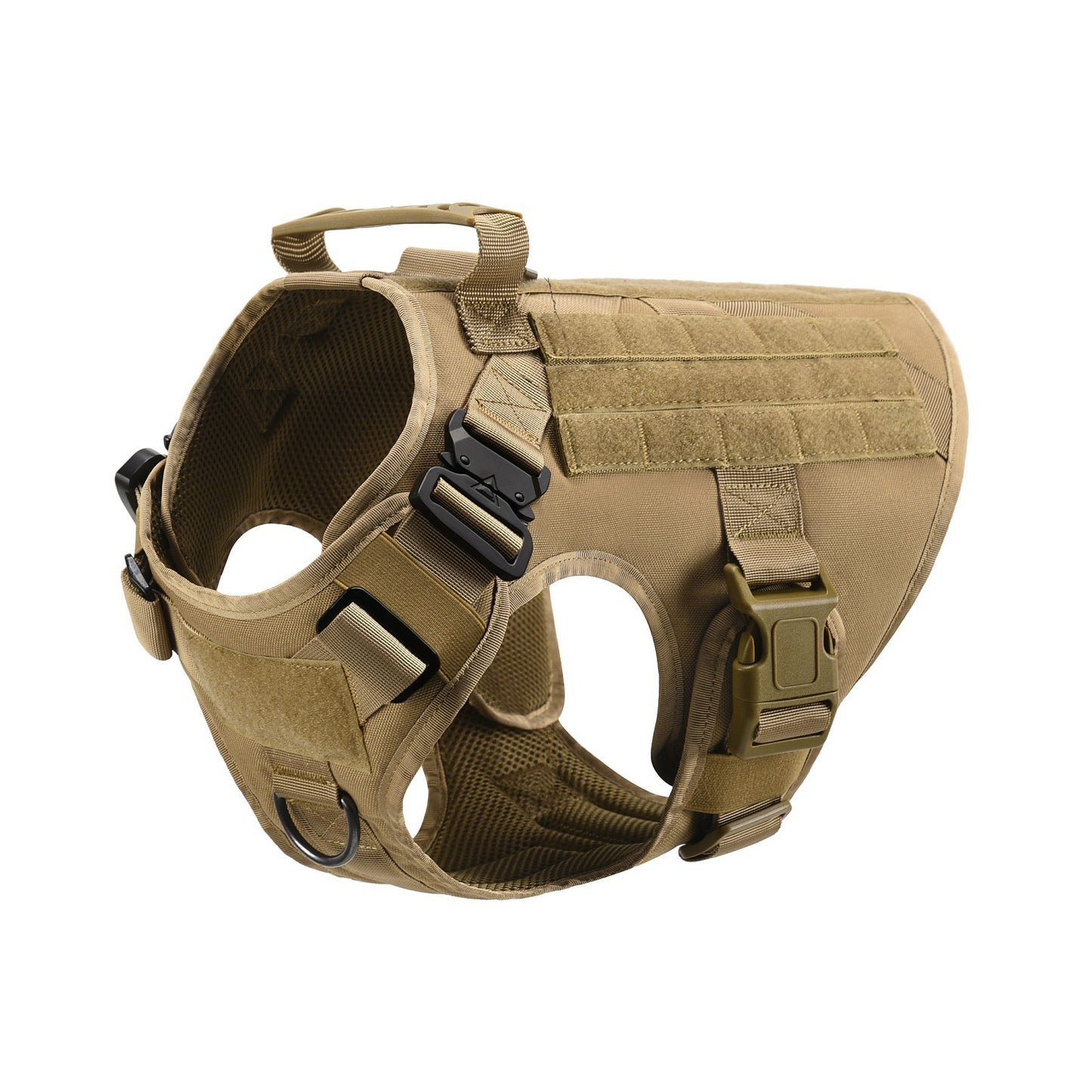 Harnais tactique pour chien, gilet d'entraînement pour chien, harnais et laisse pour chien de berger allemand K9, adapté à toutes les races de chiens.