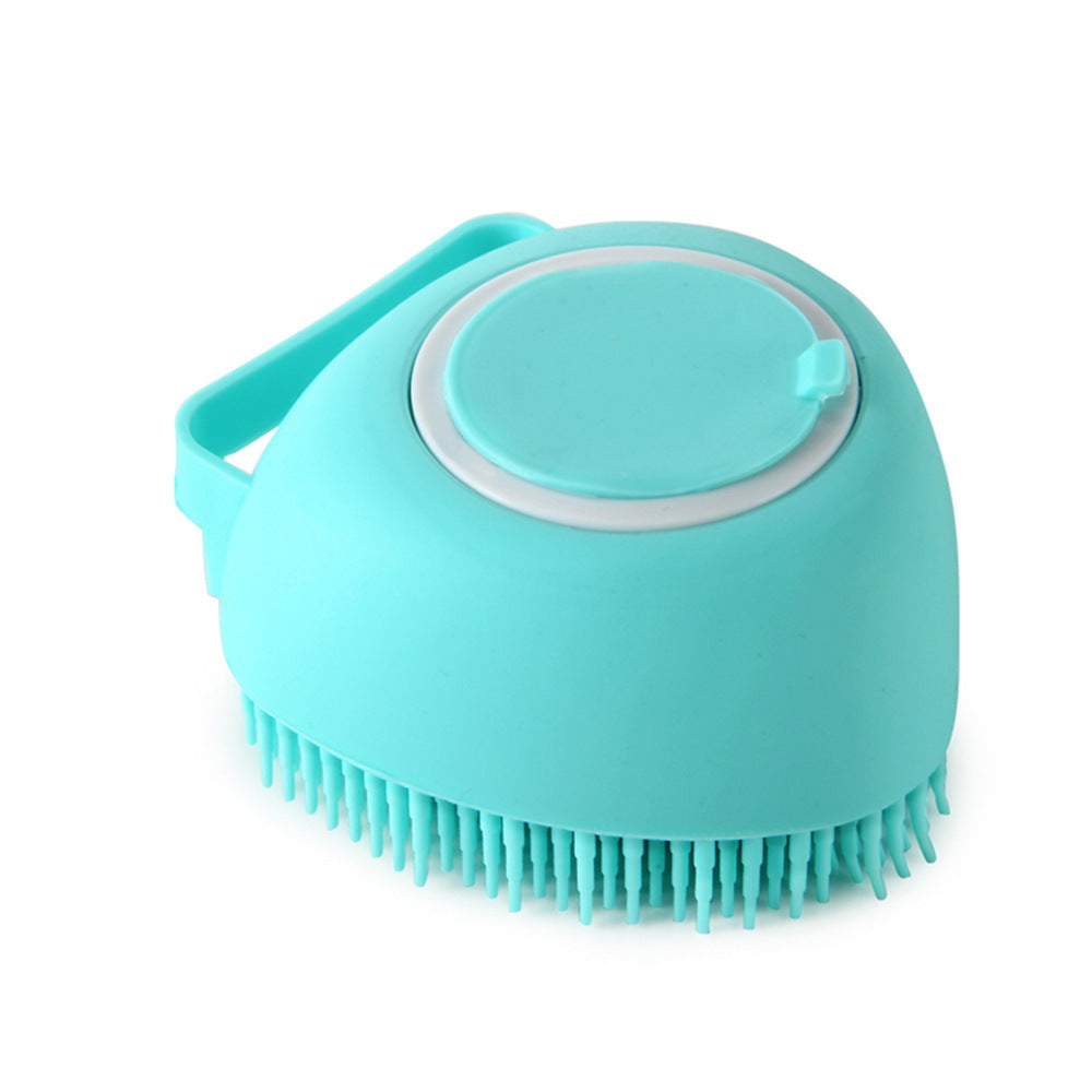 Gants de bain en silicone pour chien, brosse de massage, outil de nettoyage pour salle de bain, peigne pour chat et chien, brosse pour le bain, fournitures de toilettage pour chien.