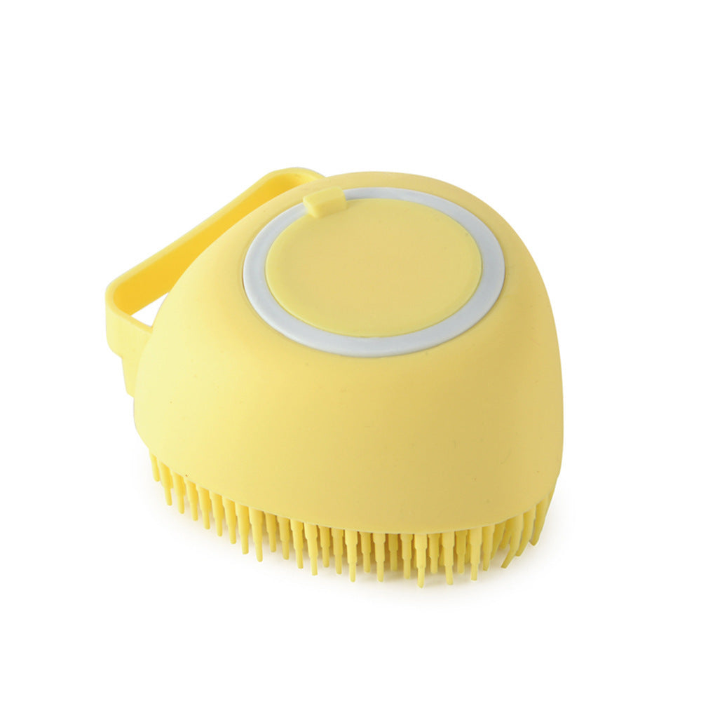 Gants de bain en silicone pour chien, brosse de massage, outil de nettoyage pour salle de bain, peigne pour chat et chien, brosse pour le bain, fournitures de toilettage pour chien.