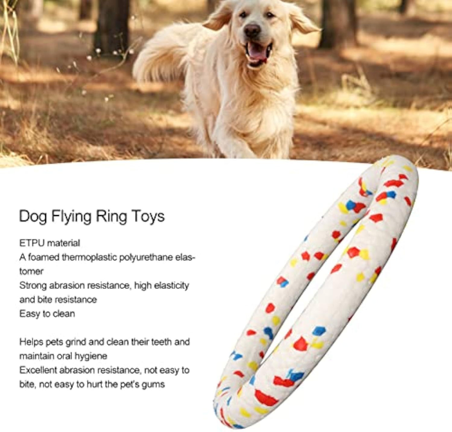 Balle Jouet pour Chien, Jouet Intelligente et Interactif, Jouet à Mâcher Puissant et Doux pour Animaux, Convient aux Chiens de Taille Moyenne et Grande.