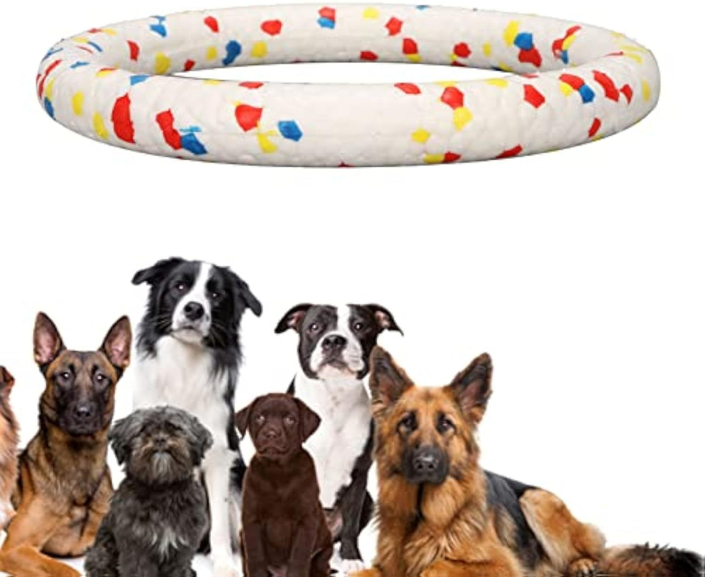 Balle Jouet pour Chien, Jouet Intelligente et Interactif, Jouet à Mâcher Puissant et Doux pour Animaux, Convient aux Chiens de Taille Moyenne et Grande.