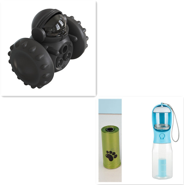 Jouets pour chats et chiens : voiture interactive d’équilibre avec distribution lente de nourriture, multifonctionnelle, éducative et amusante, voiture intelligente pour nourrir les animaux de compagnie.