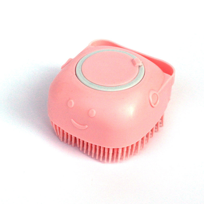 Gants de bain en silicone pour chien, brosse de massage, outil de nettoyage pour salle de bain, peigne pour chat et chien, brosse pour le bain, fournitures de toilettage pour chien.