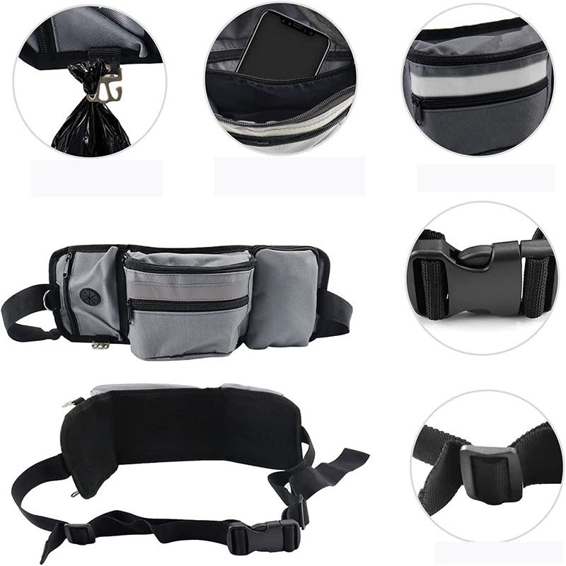 Sac Banane Multifonctionnel pour Course, Promenade et Entraînement de Chien