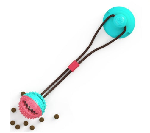 Jouets pour Chien avec Coupelle en Silicone à Ventouse, Jouet Interactif en Forme de Balle pour Chien, Jouet à Mâcher, Morsure, Nettoyage des Dents, Brosse à Dents, Nourrissage, Fournitures pour Animaux.