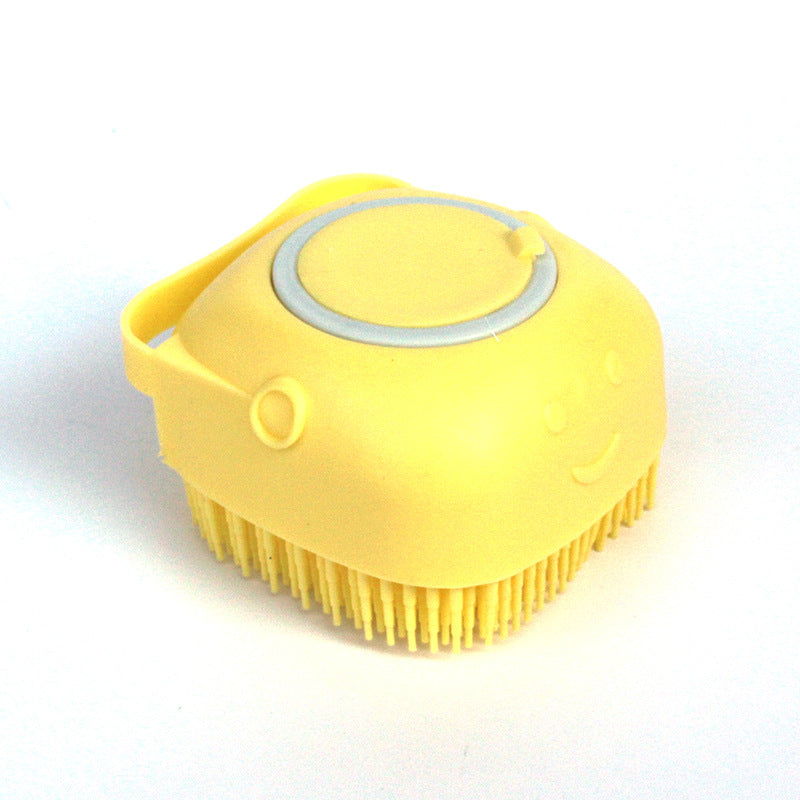 Gants de bain en silicone pour chien, brosse de massage, outil de nettoyage pour salle de bain, peigne pour chat et chien, brosse pour le bain, fournitures de toilettage pour chien.