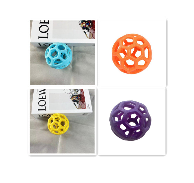 Jouet Ballon à Mâcher pour Chien en TPR, Jouet Interactif d'Entraînement pour Chiens de Petite et Grande Taille, Nettoyage des Dents, Fournitures Molaire, Jouet Ballon pour Animaux Extérieurs.