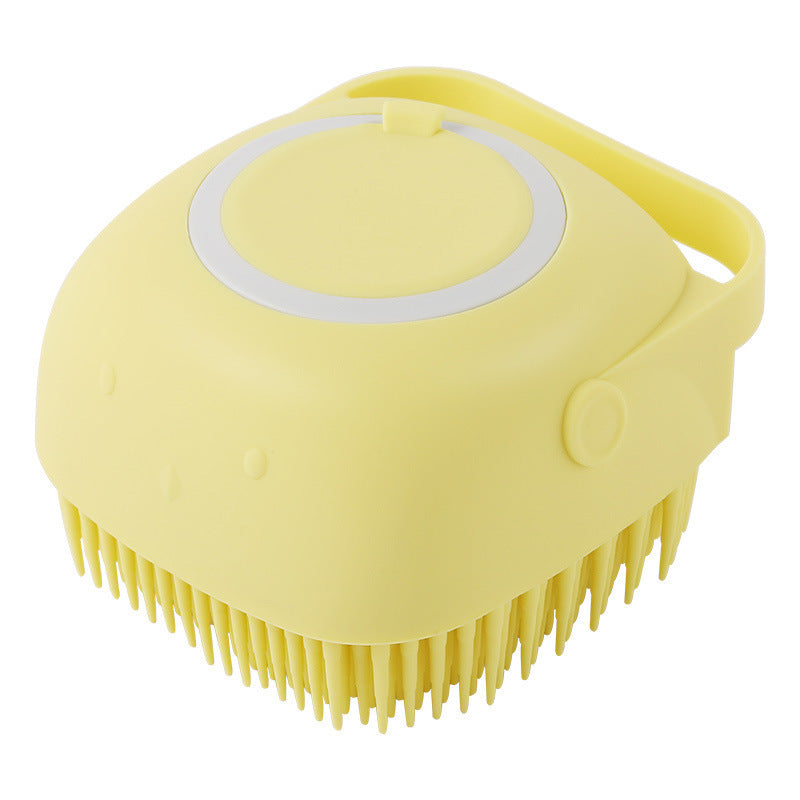 Gants de bain en silicone pour chien, brosse de massage, outil de nettoyage pour salle de bain, peigne pour chat et chien, brosse pour le bain, fournitures de toilettage pour chien.
