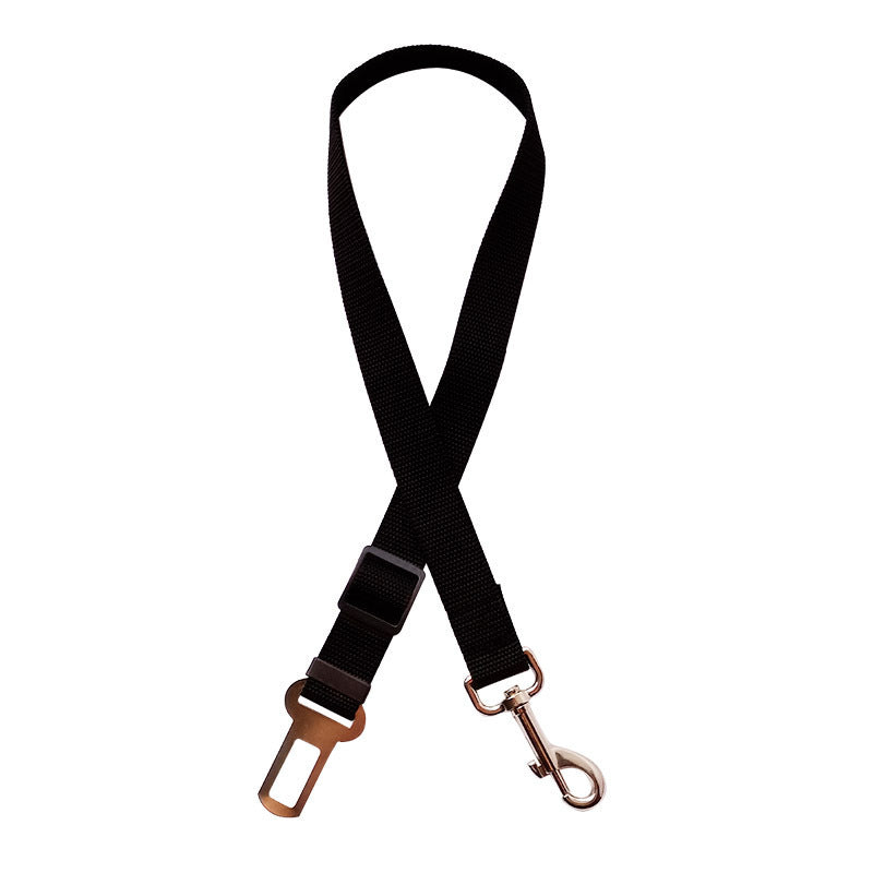 Ceinture de sécurité réglable pour animaux (chat/chien), siège de voiture pour animaux, harnais pour chien avec clip de laisse, levier de sécurité, colliers pour chiens, accessoires pour animaux.