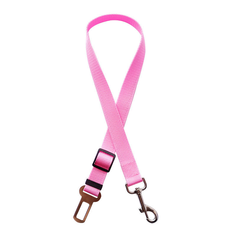 Ceinture de sécurité réglable pour animaux (chat/chien), siège de voiture pour animaux, harnais pour chien avec clip de laisse, levier de sécurité, colliers pour chiens, accessoires pour animaux.