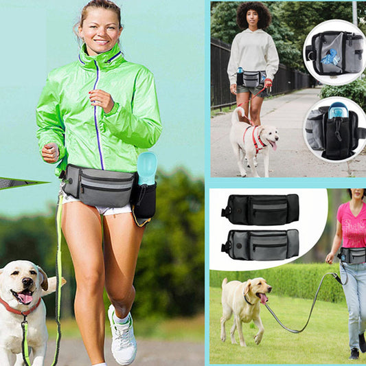 Sac Banane Multifonctionnel pour Course, Promenade et Entraînement de Chien