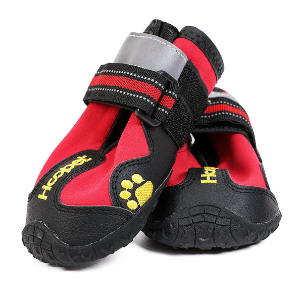 Chaussures imperméables réfléchissantes pour chiens.