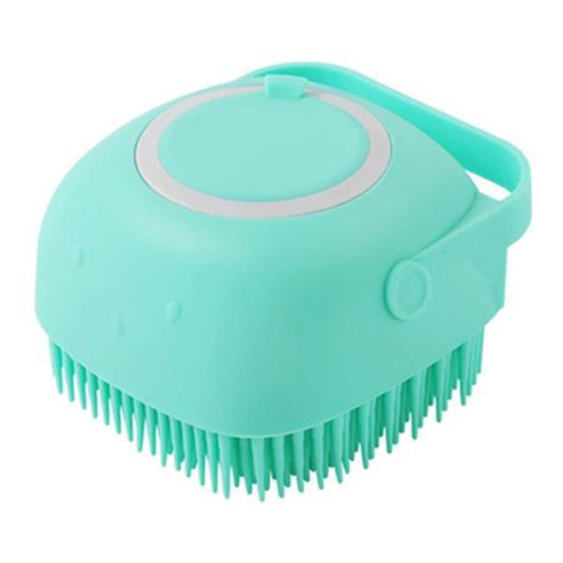 Gants de bain en silicone pour chien, brosse de massage, outil de nettoyage pour salle de bain, peigne pour chat et chien, brosse pour le bain, fournitures de toilettage pour chien.